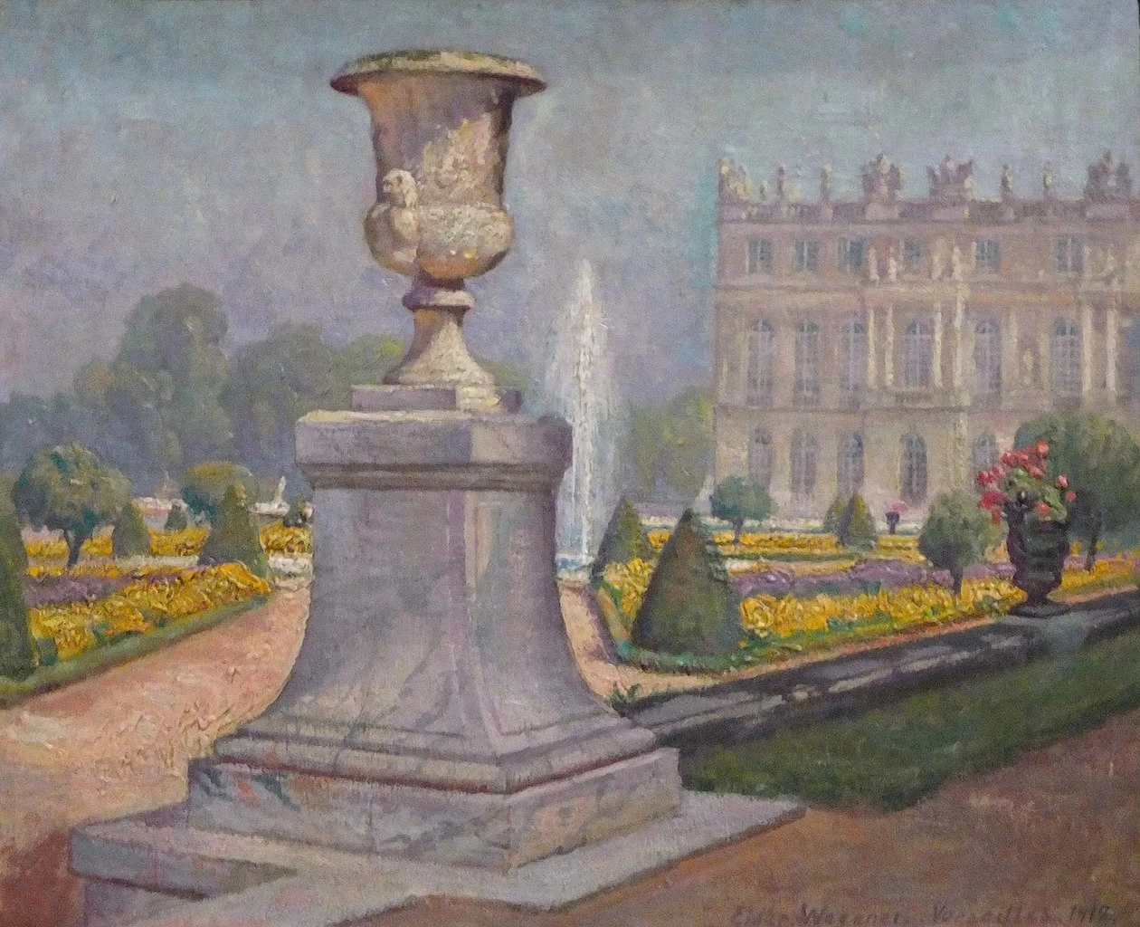 Veduta di Versailles 1917